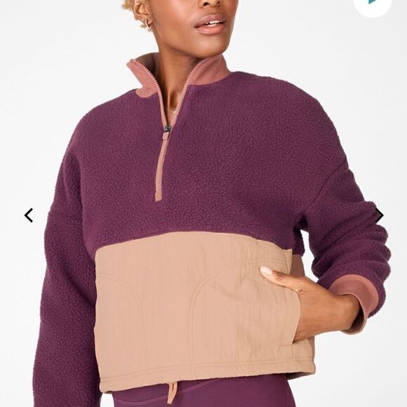 [fabletics] Mallory color blocked fleece BNWOT#13 - Picture 1 of 13